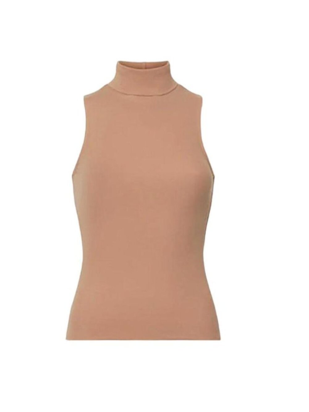 Frame Denim Sleeveless Turtleneck